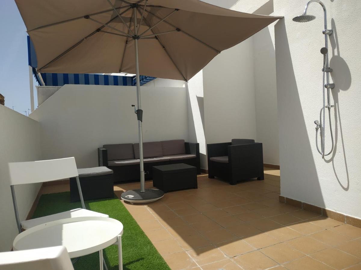 Atico En El Centro, Terraza 20 M2, Garaje, Wi-Fi, Ac Apartment Sanlúcar de Barrameda Exterior foto