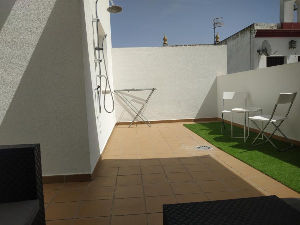 Atico En El Centro, Terraza 20 M2, Garaje, Wi-Fi, Ac Apartment Sanlúcar de Barrameda Exterior foto